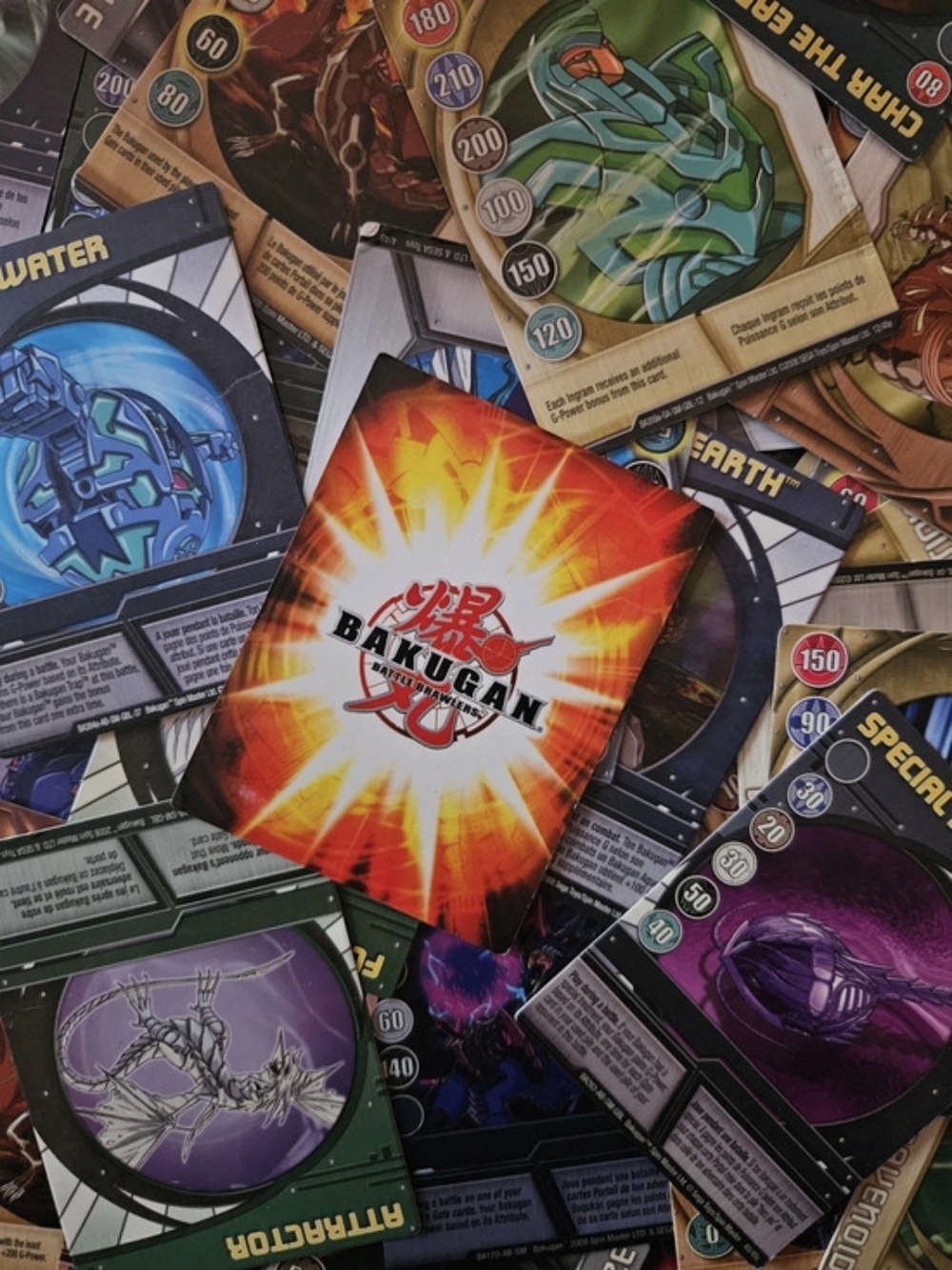 30 random Bakugan Battle Brawlers Cards